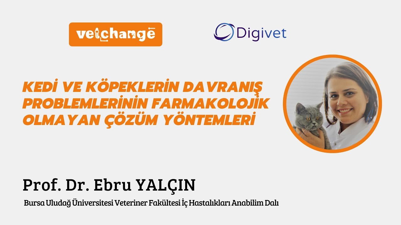Kedi,Köpeklerin Davranış Problemlerinin Farmakolojik Olmayan Çözüm Yöntemleri Prof. Dr. Ebru Yalçın